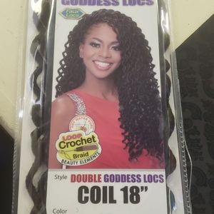 Double Goddess Locs Coil 18" #1